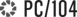 PC104 Schwarz grau logo RGB